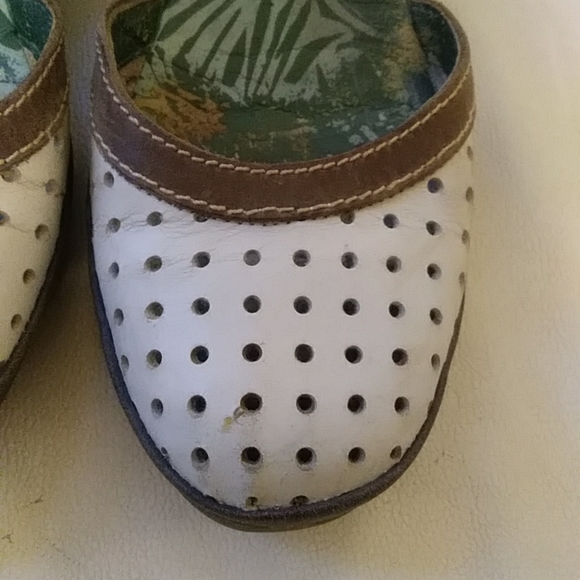 Fly London white/brown wedge Sz40 - Picture 6 of 8